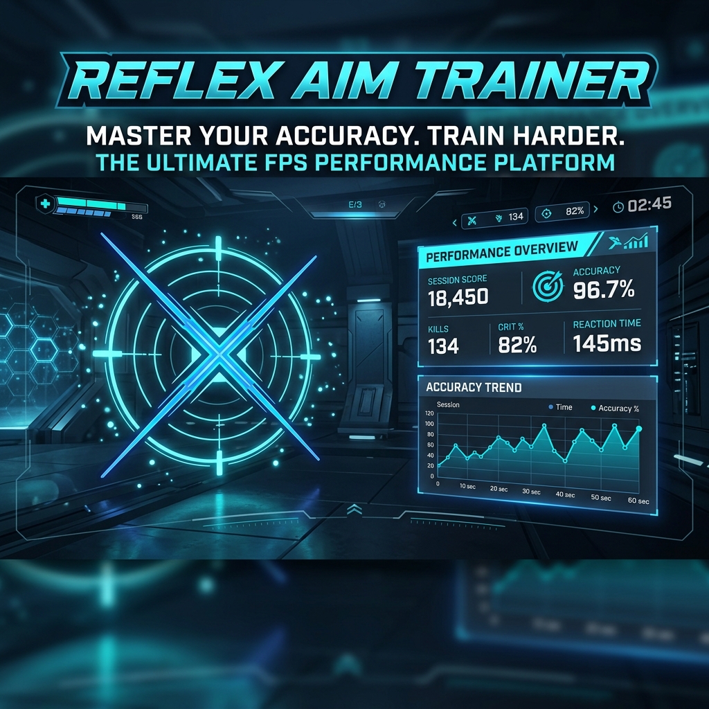 Reflex Aim Trainer | Free Online 3D Aim Practice & Reaction Test